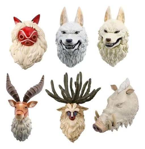 Prinzessin Mononoke Magnete Mystery Box 3D Character Sortiment (6)