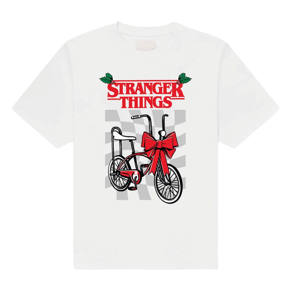 Stranger Things T-Shirt Christmas Bike Größe L