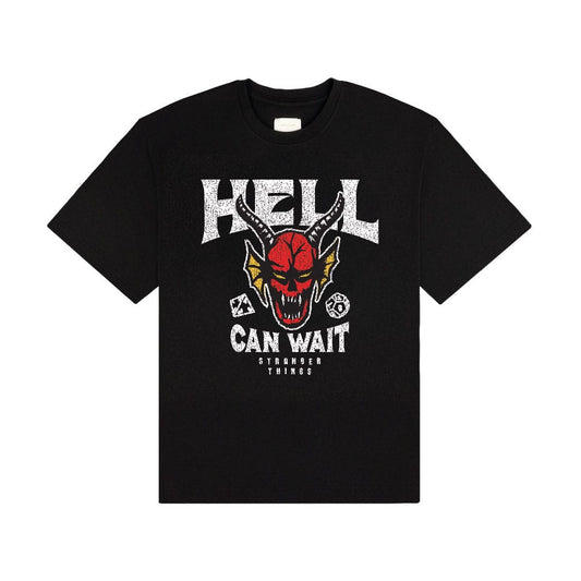 Stranger Things T-Shirt Hell Can Wait (black) Größe M