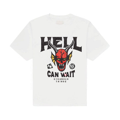 Stranger Things T-Shirt Hell Can Wait (white) Größe M