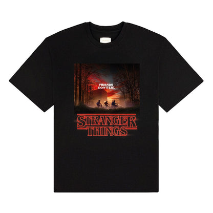 Stranger Things T-Shirt Friends Don't Lie Größe L