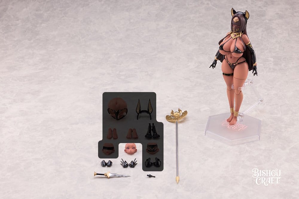 Original Character Isekai Emaki Actionfigur 1/12 Egyptian Goddess Bastet 18 cm