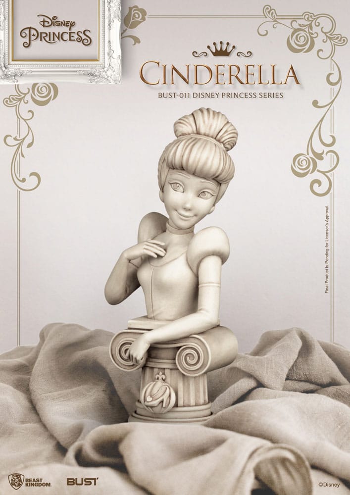 Disney Princess Series PVC Büste Cindarella 15 cm