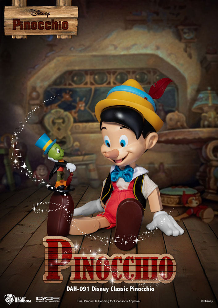 Disney Classic Dynamic 8ction Heroes Actionfigur 1/9 Pinocchio 18 cm