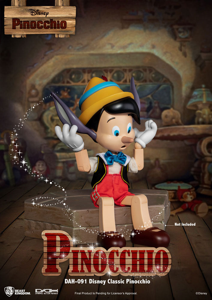Disney Classic Dynamic 8ction Heroes Actionfigur 1/9 Pinocchio 18 cm