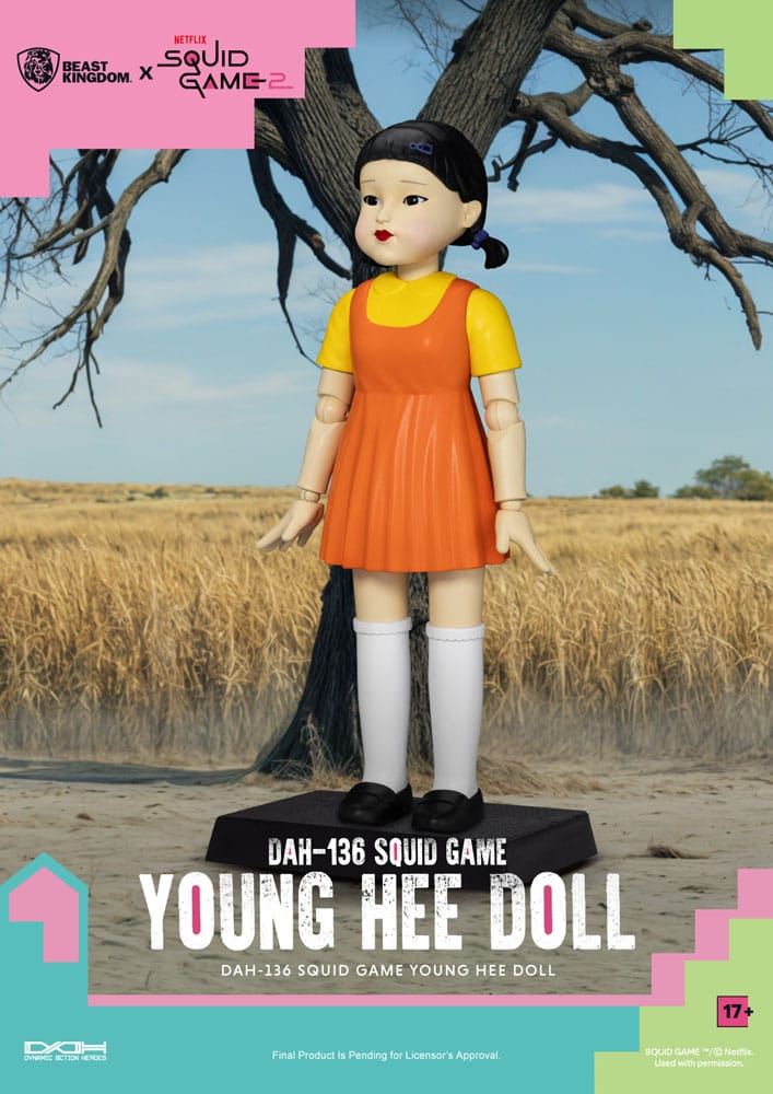 Squid Game Actionfigur mit Sound Young Hee Doll 30 cm