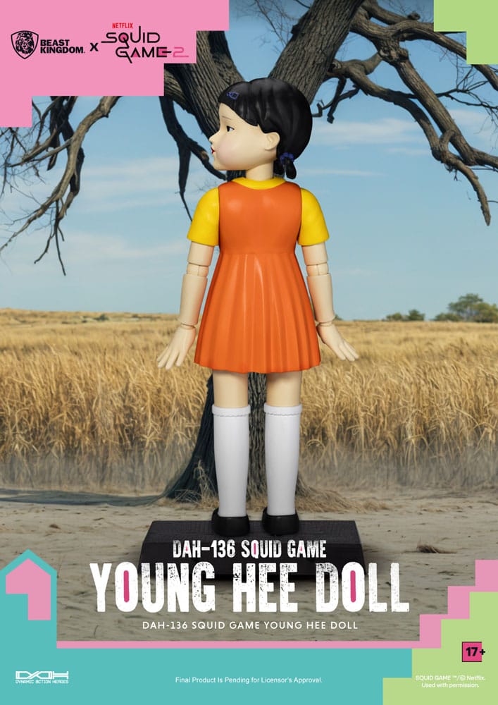 Squid Game Actionfigur mit Sound Young Hee Doll 30 cm