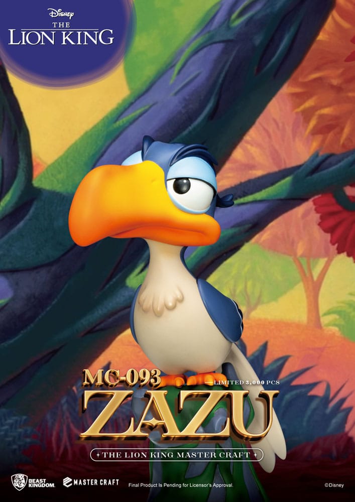 Disney Master Craft Statue Der König der Löwen Zazu 20 cm
