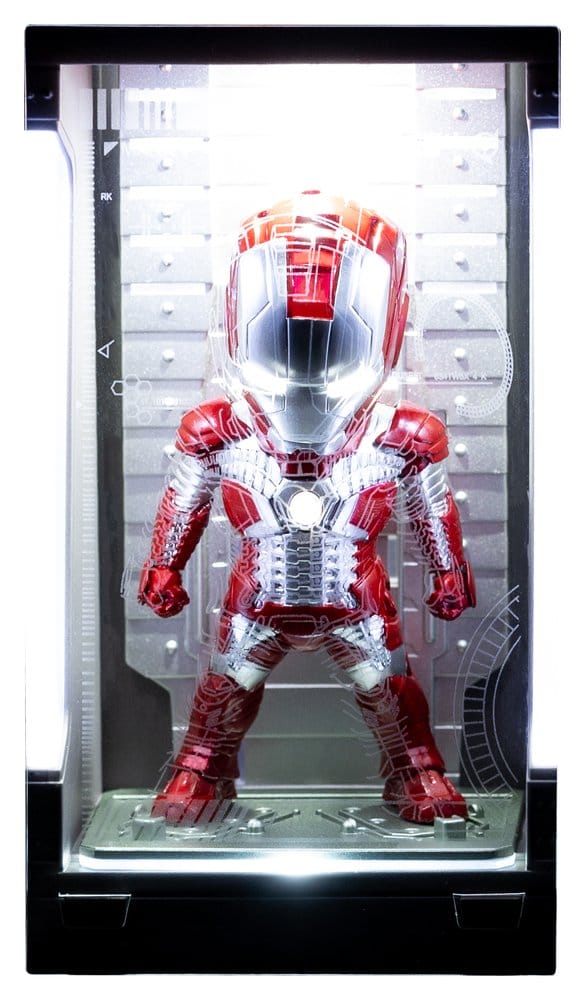 Marvel Mini Egg Minifiguren Iron Man Hall of Armor Blind Box Sortiment (6) 8 cm