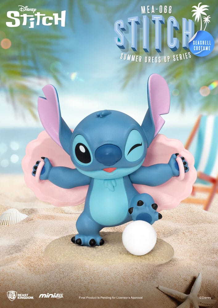 Lilo & Stitch Mini Egg Attack Figuren Stitch summer dress up Series 8 cm Sortiment (6)
