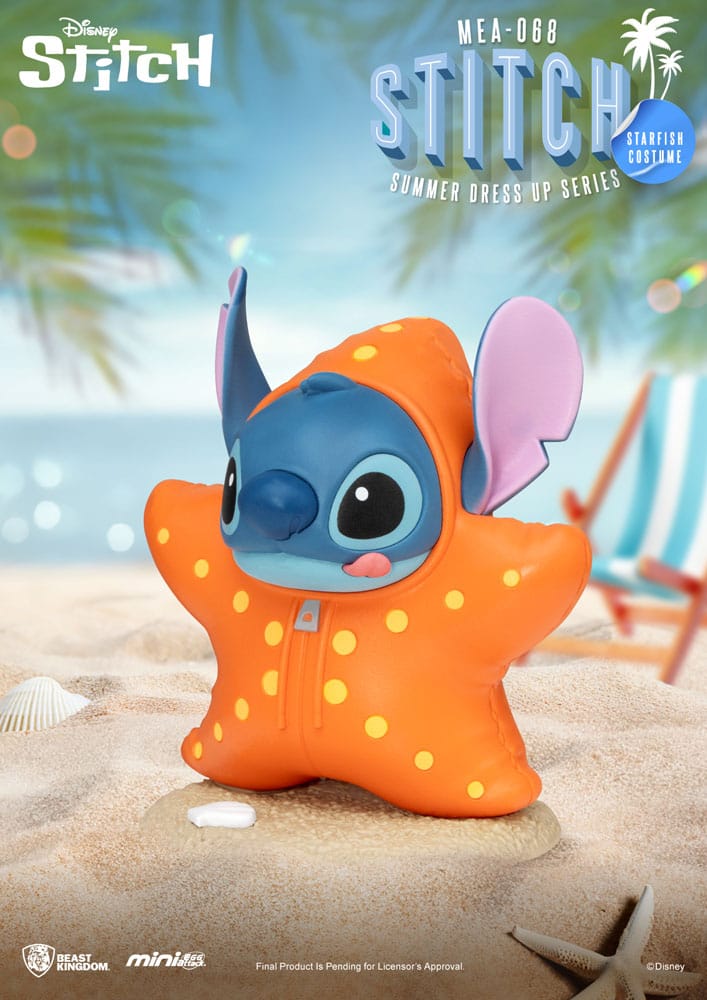 Lilo & Stitch Mini Egg Attack Figuren Stitch summer dress up Series 8 cm Sortiment (6)