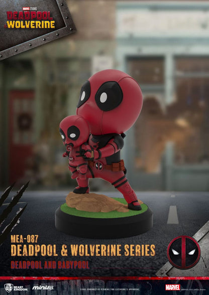 Deadpool 3 Deadpool & Wolverine Series Mini Egg Attack Figuren Set 8 cm
