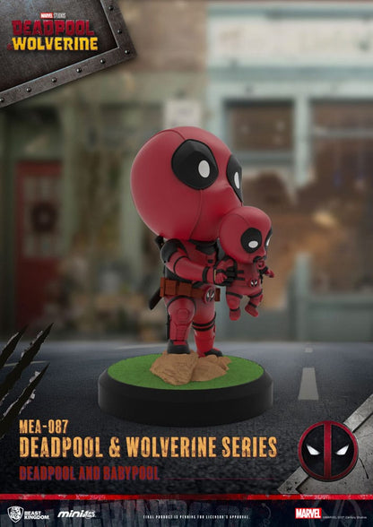 Deadpool 3 Deadpool & Wolverine Series Mini Egg Attack Figuren Set 8 cm