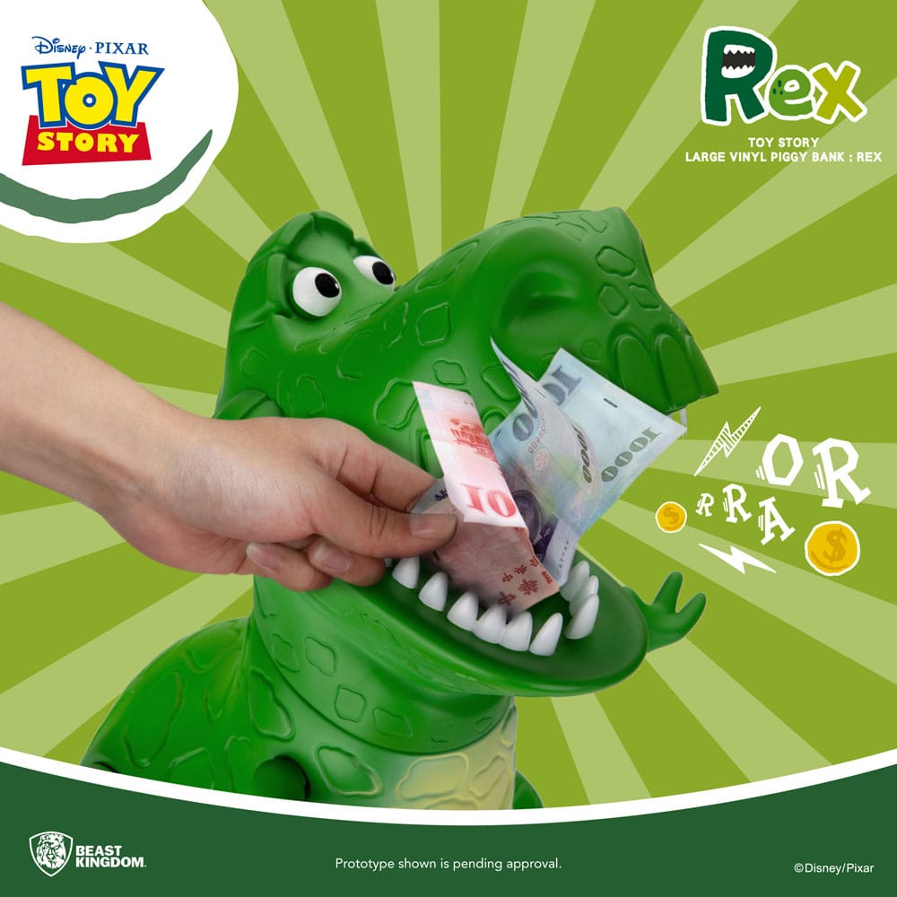 Toy Story Piggy Vinyl Spardose Rex 46 cm