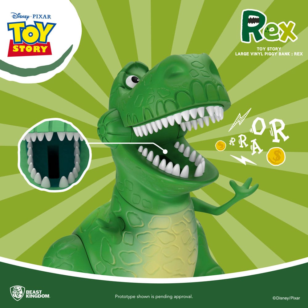 Toy Story Piggy Vinyl Spardose Rex 46 cm