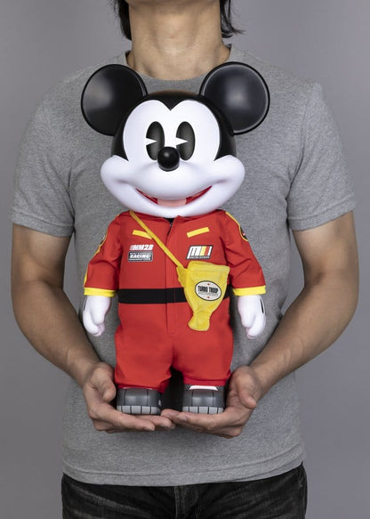 Mickey and Friends Vinyl Spardose SYAKING-BANG!! Functional Figurine Race Car Micky 48 cm