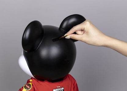 Mickey and Friends Vinyl Spardose SYAKING-BANG!! Functional Figurine Race Car Micky 48 cm