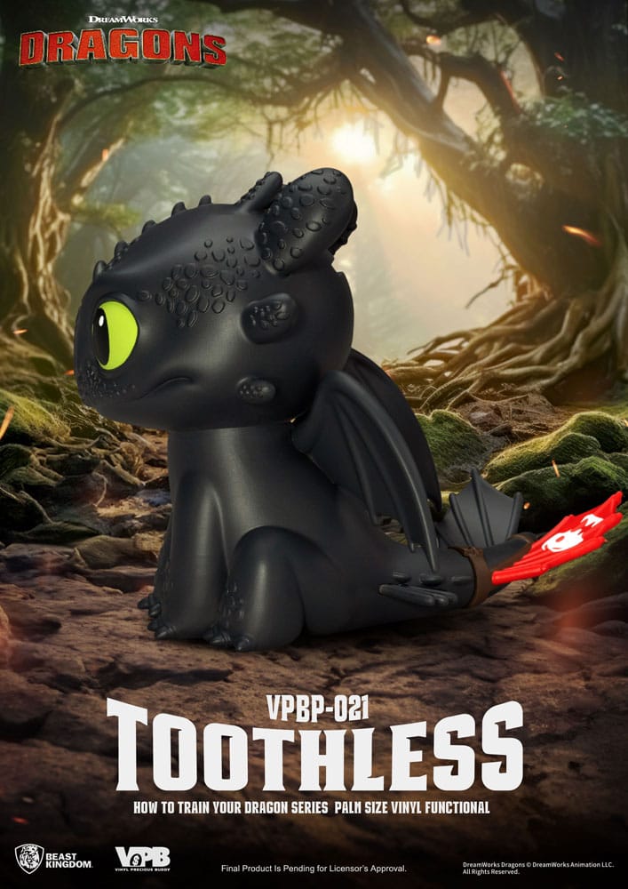 Drachenzähmen leicht gemacht Piggy Vinyl Spardose Ohnezahn 12 cm