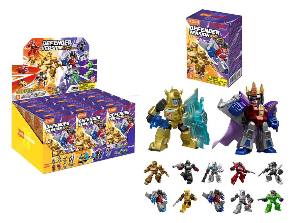 Transformers Blokees Plastic Model Kit Defender 02 Blind Box Display (12)