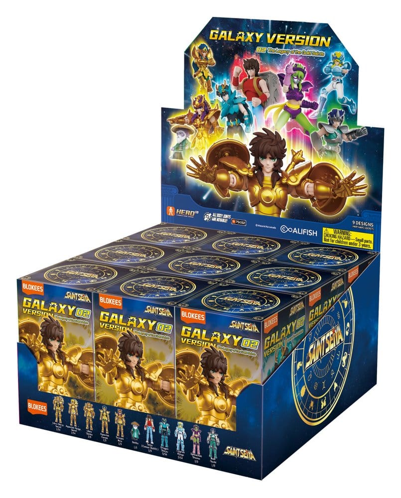 Saint Seiya Blokees Plastic Model Kit Galaxy Version 2 Blind Box Display (9)