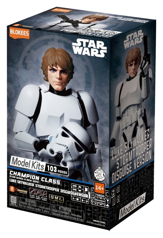 Star Wars Blokees Plastic Model Kit Luke Skywalker