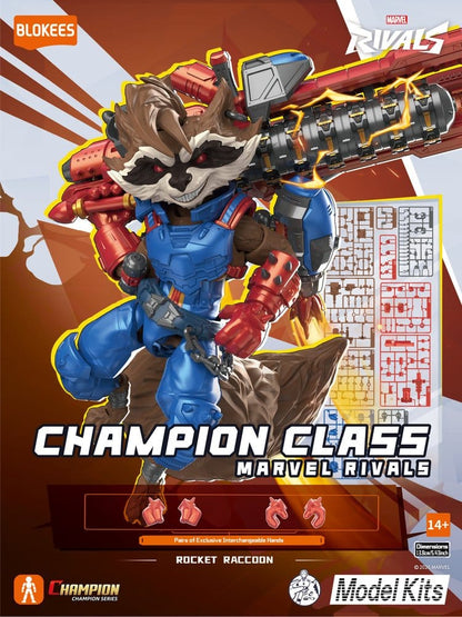 Marvel Rivals Blokees Plastic Model Kit Rocket Raccoon