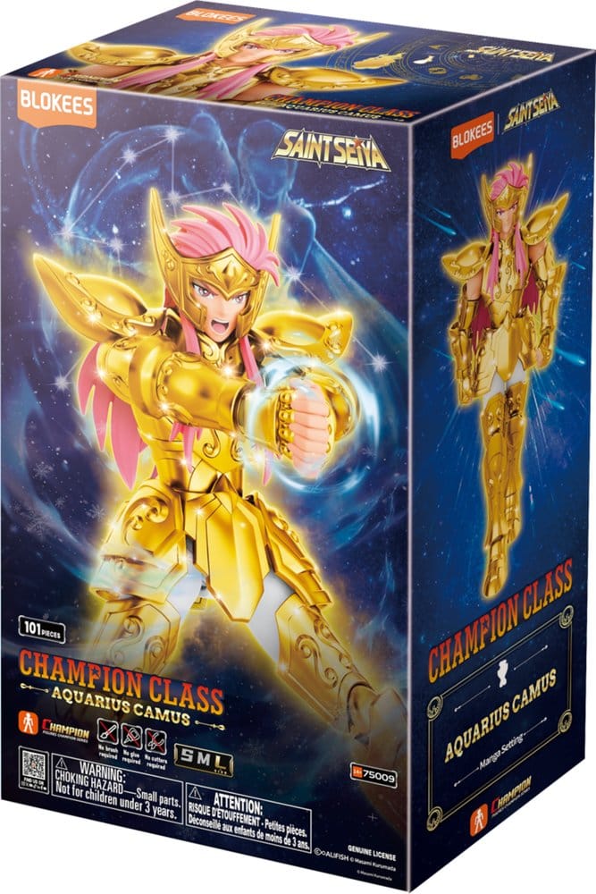 Saint Seiya Blokees Plastic Model Kit Aquarius Camus