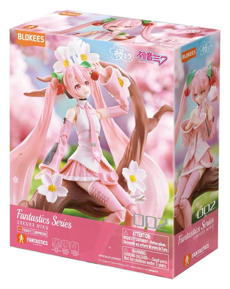 Hatsune Miku Fantastics Blokees Plastic Model Kit Sakura Miku