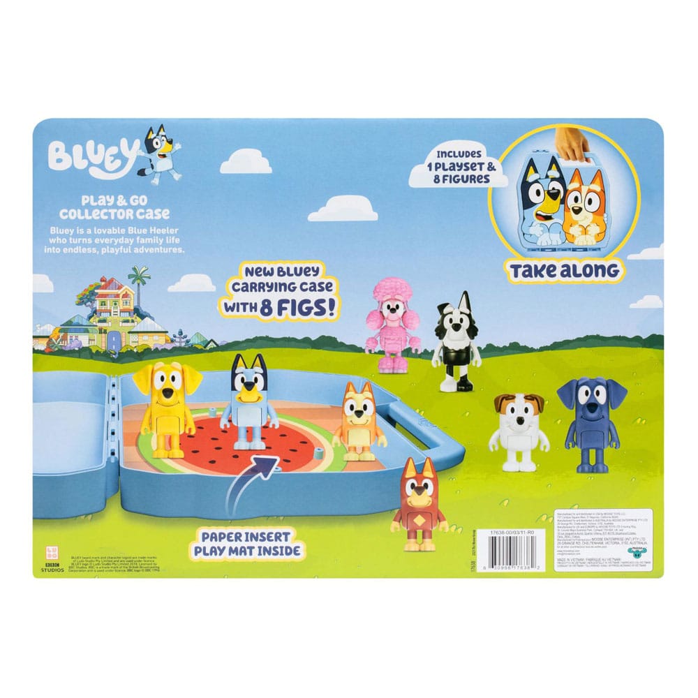 Bluey Spielset Ultimate Play & Go Collector Case