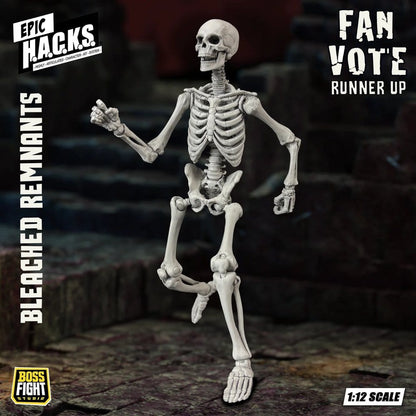 EPIC H.A.C.K.S. Actionfigur 1/12 Skeleton Blank Bleached Remnants