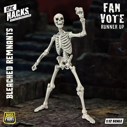 EPIC H.A.C.K.S. Actionfigur 1/12 Skeleton Blank Bleached Remnants