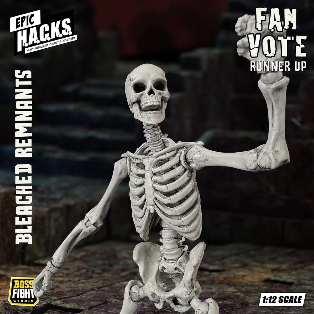 EPIC H.A.C.K.S. Actionfigur 1/12 Skeleton Blank Bleached Remnants
