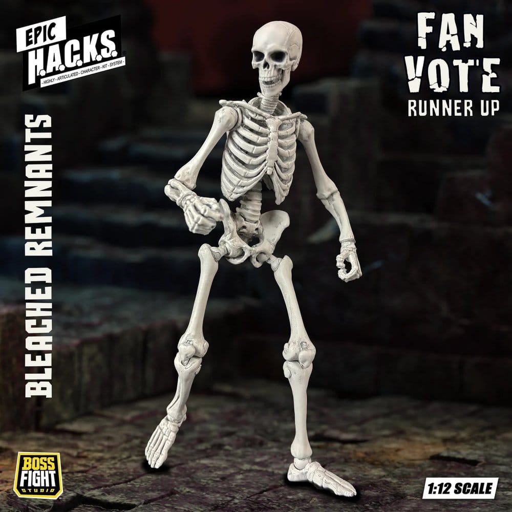 EPIC H.A.C.K.S. Actionfigur 1/12 Skeleton Blank Bleached Remnants