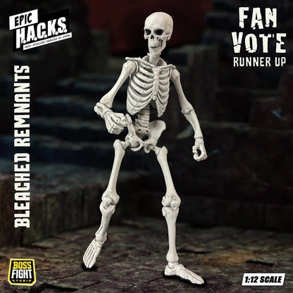 EPIC H.A.C.K.S. Actionfigur 1/12 Skeleton Blank Bleached Remnants