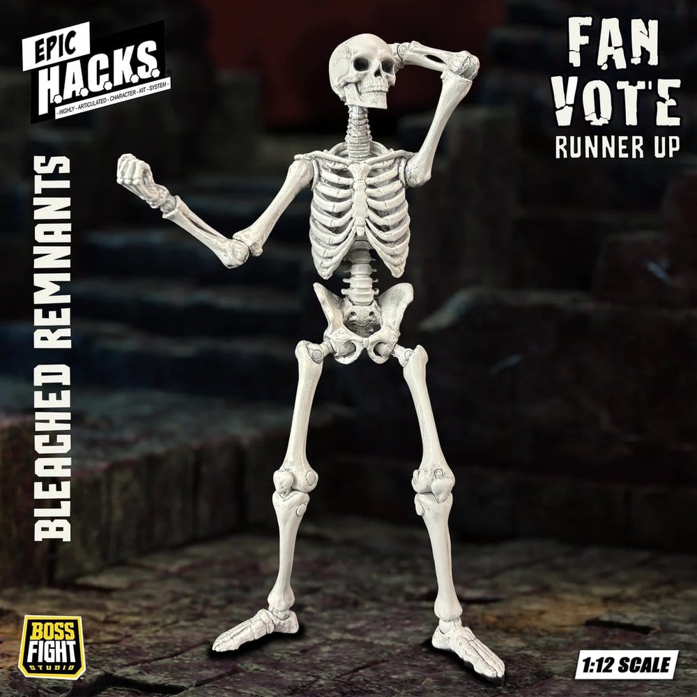 EPIC H.A.C.K.S. Actionfigur 1/12 Skeleton Blank Bleached Remnants