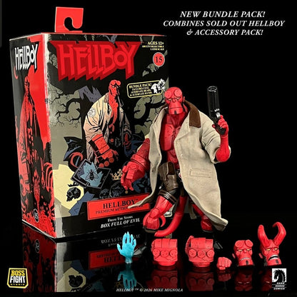 Hellboy Actionfigur 1/12 Scale Bundle Pack