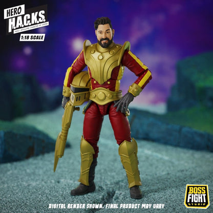 Hero H.A.C.K.S. Core Actionfigur 1/18 Heroes and Villains Wave 1 Stellar Guard: Cosmic Defender of Accord