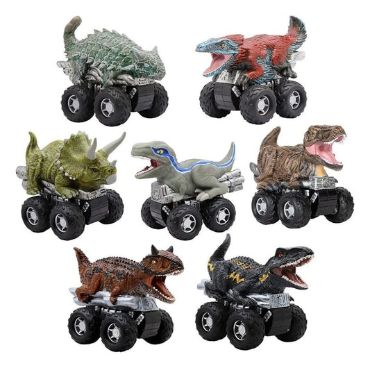Jurassic World Zoom Riders Fahrzeug mit Actionfigur Sortiment (24)