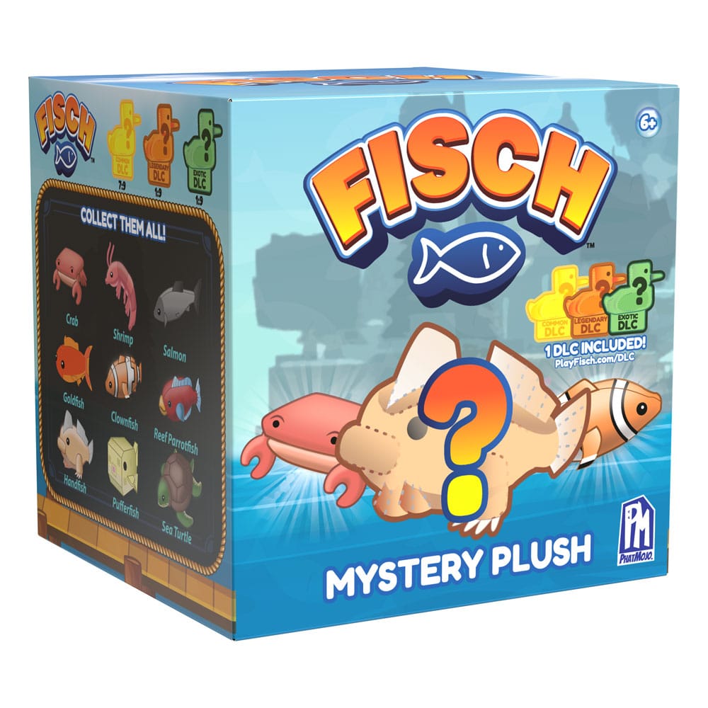 Fisch Plüschfiguren 10 cm Display (9)