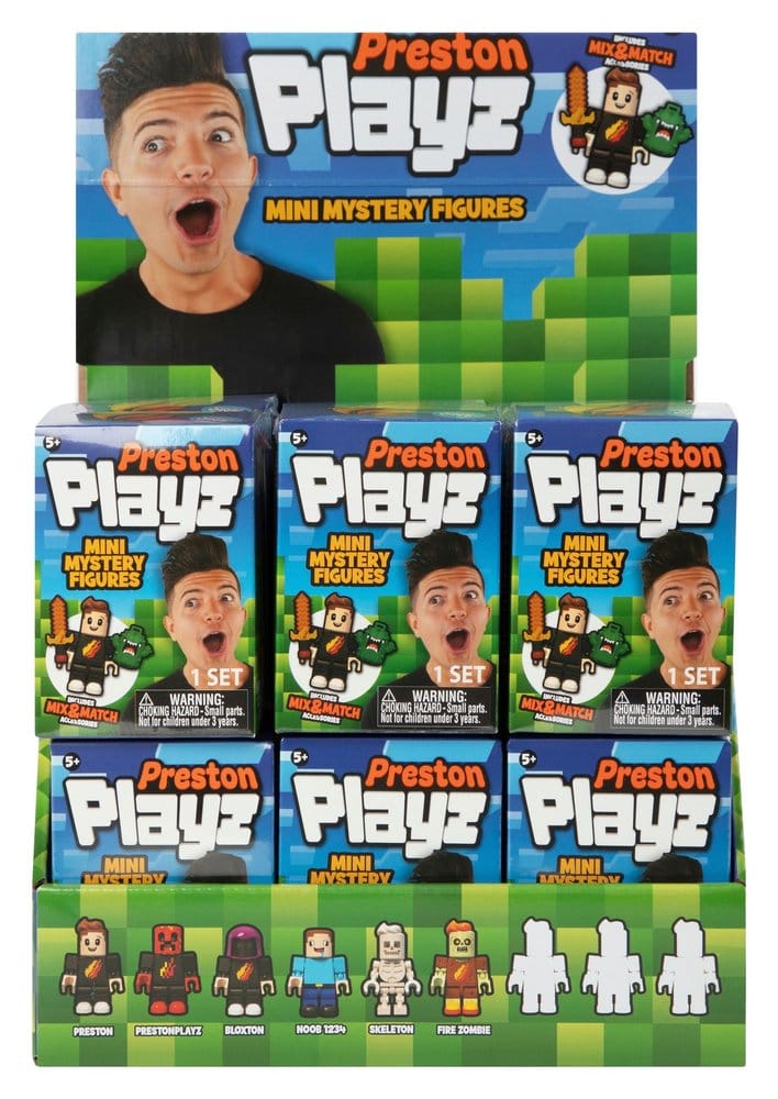 Preston Playz Minifiguren Series 1 Blind Box Display (12)