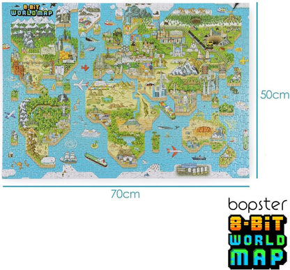 8-Bit Pixel Puzzle World Level 3 1000 Teile