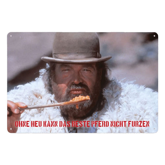 Bud Spencer Blechschild Bohnen 20 x 30 cm