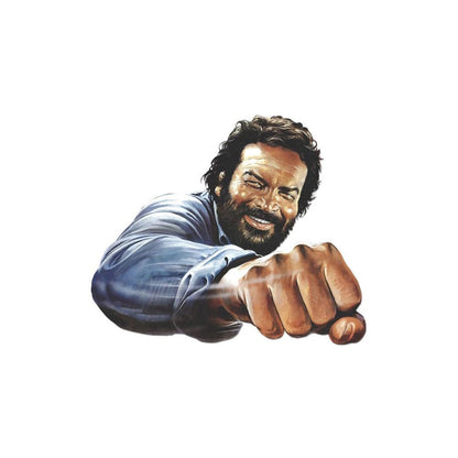 Bud Spencer 3D Blechschild Bud Spencer Faust 45 x 45 cm