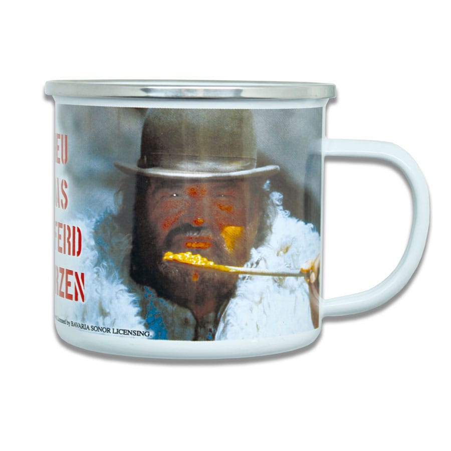 Bud Spencer Emaille Tasse Ohne Heu kann das beste Pferd...