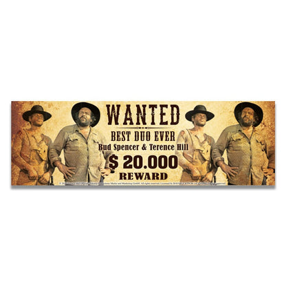 Bud Spencer & Terence Hill Emaille Tasse Wanted