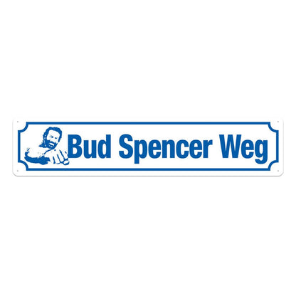 Bud Spencer Blechschild Bud Spencer Weg 46 x 10 cm