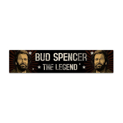 Bud Spencer Blechschild mit Magnet The Legend 16 x 3,5 cm