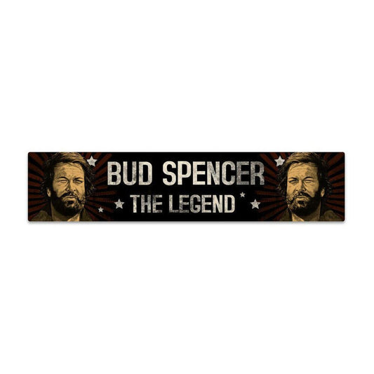 Bud Spencer Blechschild mit Magnet The Legend 16 x 3,5 cm