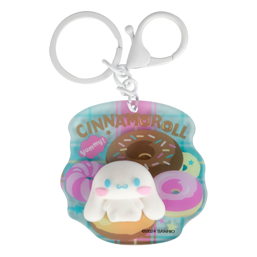 Sanrio 3D Acryl Schlüsselanhänger Cinnamoroll