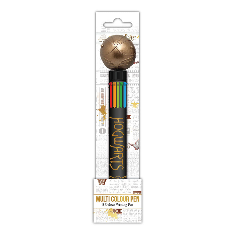 Harry Potter Mehrfarbiger Stift Goldener Schnatz